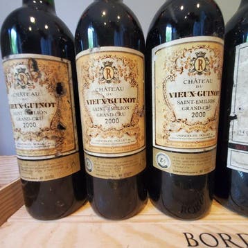 2000 x 3 Chateau Vieux Guinot & 2002 x 3 Chateau Haut, Verzamelen, Nieuw