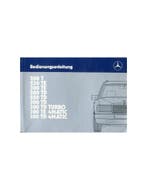 1987 MERCEDES BENZ E KLASSE T INSTRUCTIEBOEKJE DUITS, Ophalen of Verzenden