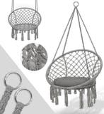 Hangstoel - Binnen & Buiten - Hangschommel - Tot 150kg - Gri, Verzenden, Nieuw