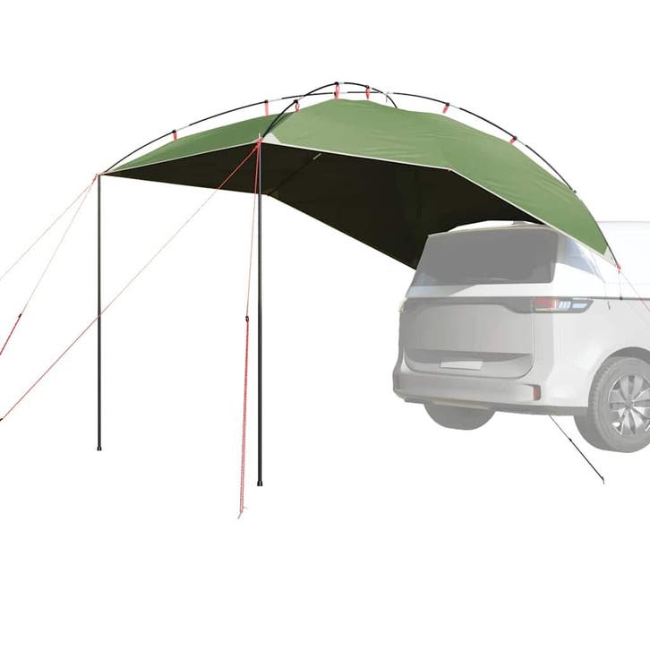vidaXL Autotent waterdicht groen, Caravanes & Camping, Tentes, Envoi