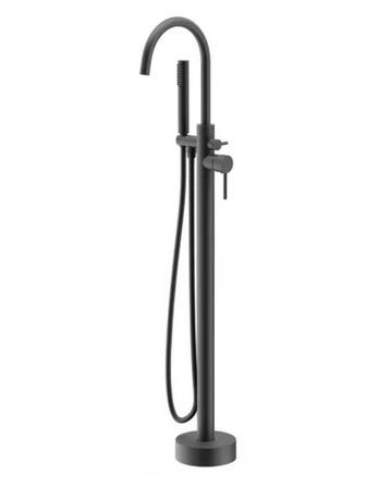 Staande Badkraan Fuji - Zwart - Badkraan met Handdouche, Verzenden, Nieuw