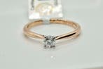 Bague de fiançailles - 18 carats Platine, Or rose - 0.20ct.