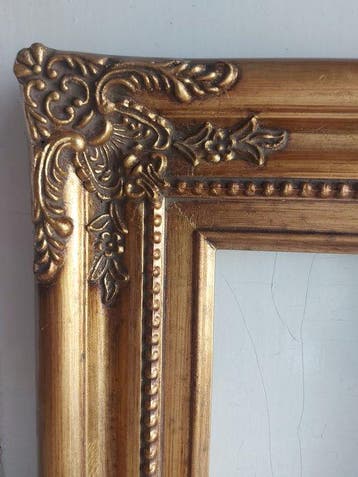 J.Cohen - Lijst - Hout - Antieke houten lijst goud