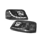 PHARES POUR VOLKSWAGEN VW T5 03-09 DRL NOIR, Verzenden