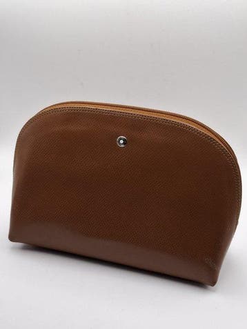 Montblanc - Pochette / Trousse a mano color Cognac - Sac à