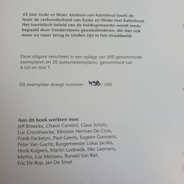 Suske en Wiske - 65 jaar Suske en Wiske - kinderen van, Boeken, Nieuw