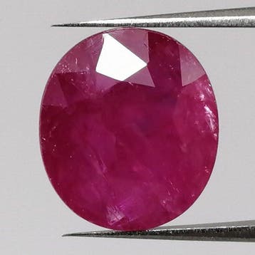 Rood Robijn - 3.32 ct - Instituto Gemólogico Español (IGE) -