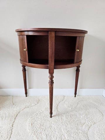 Kast - Hout - Vintage demi-lune kastje