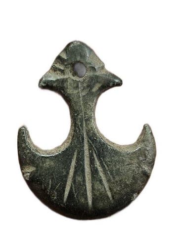 Viking periode Brons amulet, ca. 900–1100 n.Chr. Een, Verzamelen