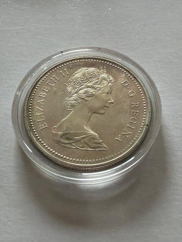 Canada. 1 Dollar 1973 Mounted Police 23,32g (.500) Silber