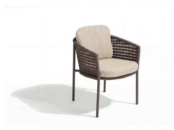 4 Seasons Outdoor Azure tuinstoel Mocca |, Tuin en Terras, Nieuw