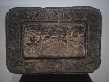 Dienblad - Koper - VINTAGE - MIDDEN VAN DE 20E EEUW