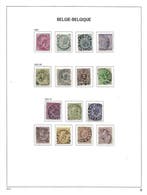 België 1883/1907 - De volledige periode, davo blz 3,4 en 5 -, Postzegels en Munten, Postzegels | Europa | België, Gestempeld