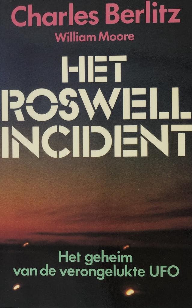 Roswell incident 9789010040855 Berlitz, Livres, Livres Autre, Envoi