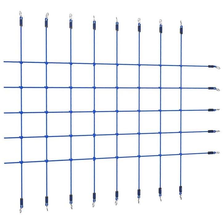 vidaXL Klimnet 200x150 cm blauw, Sports & Fitness, Escalade, Envoi