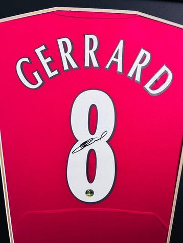 Steven Gerrard - Hand Signed Liverpool 2005 Home Shirt –, Nieuw