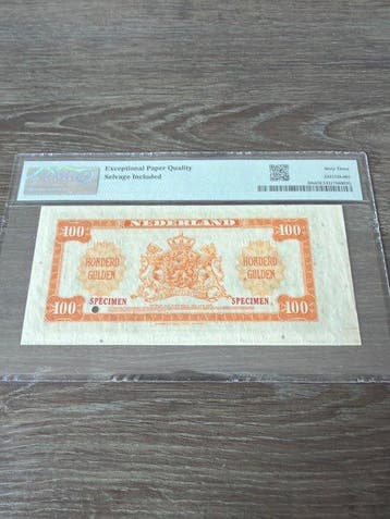 Nederland. - 100 Gulden - 1943 - Specimen - Pick 69s