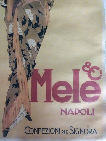 Marcello Dudovich - Magazzini Mele Napoli - Jaren 1970