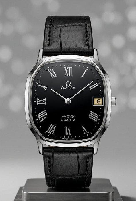 Omega - De Ville Quartz - Sans prix de réserve - Ref., Handtassen en Accessoires, Horloges | Heren