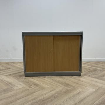 Galvanitas schoolkast vv 4 legborden en 2 lades (hxbxd), Gebruikt