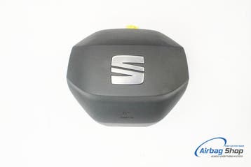 Airbag kit – Tableau de bord noir Seat Ibiza 6F facelift, Utilisé, Seat