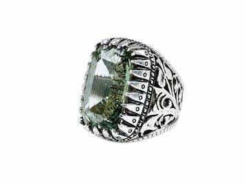 Sans prix de réserve - Bague Argent Améthyste