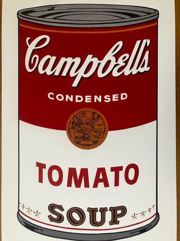 Andy Warhol (after) - Campbells Soup I - Tamaño XL, Antiek en Kunst