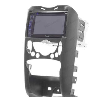 Facade Autoradio 1-Din Et 2-Din Noir Pour Mini Hatch II Cabr, Verzenden, Nieuw
