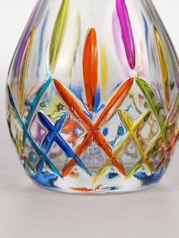 SECOLOVENTESIMO - Fles - Kristal, Emaille - Arlequin zonder