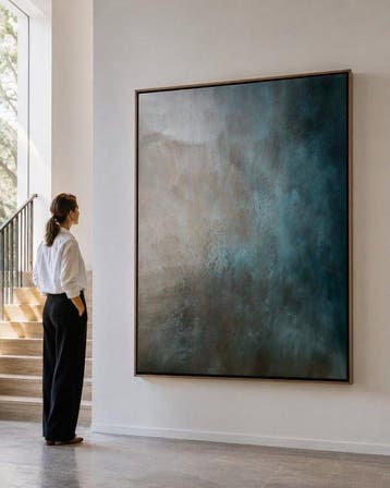 Sonia J. ( Portugal, 1971) - Blue Rain Ashes N. III  -