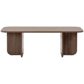Evila Modern Coffee Table, Venezia Walnut, 120 X 60 X 41 Cm, Verzenden, Nieuw, 100 tot 150 cm, Scandinavisch