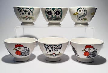 Fornasetti - Piero Fornasetti - Kom (6) - Milano - Keramiek
