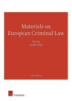 Materials on European Criminal Law 9781780685045 André Klip, Boeken, Verzenden, Gelezen, André Klip