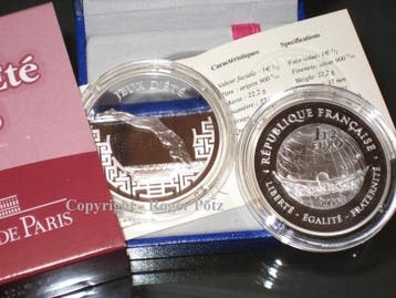 2008 Frankreich 1,50 Euro Olympiade Peking Schwimmen zilv..., Postzegels en Munten, Verzenden, België