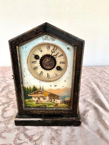 Pendule - Hout, Glas - 1850-1900