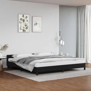 vidaXL Bedframe met hoofdeinde zonder matras 200x200 cm, Verzenden, Nieuw