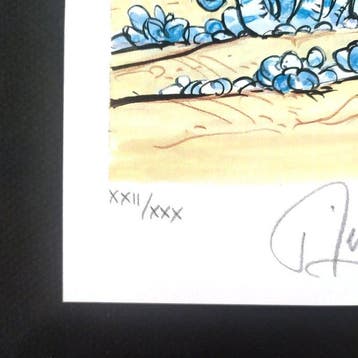 Mézières, Jean-Claude - 1 Offset Print - Valerian et, Boeken, Stripverhalen, Nieuw