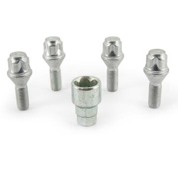 H&R Wielslotenset M12x1.50x26mm konisch - 4 slotbouten incl., Auto-onderdelen, Verzenden, Nieuw