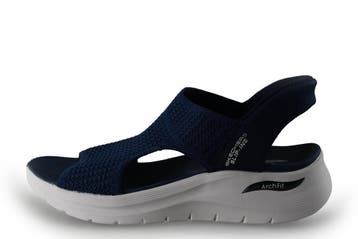 Skechers Sandalen in maat 38 Blauw, Skechers, Sandalen of Muiltjes, Zo goed als nieuw, Verzenden