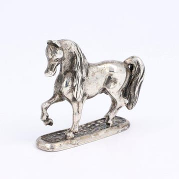 Hengst - Beeldje - .800 zilver