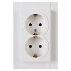 KOPP Athenis HK07 Inbouw Wandcontactdoos 1-voudig Dubbel Sto, Doe-het-zelf en Bouw, Elektriciteit en Kabels, Verzenden, Nieuw