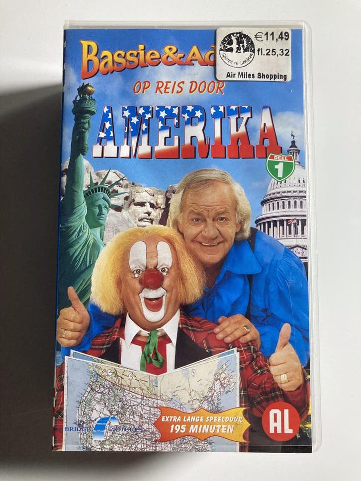 BASSIE & ADRIAAN OP REIS DOOR AMERIKA (VHS), Cd's en Dvd's, VHS | Film, Gebruikt
