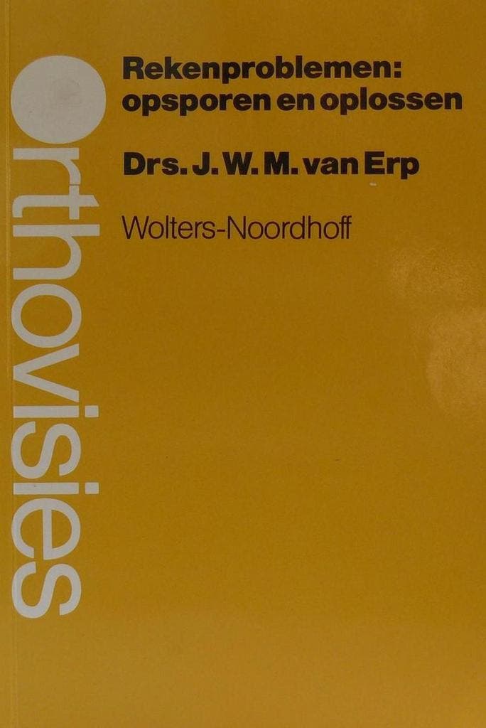 Rekenproblemen / Orthovisies / 6 9789001674151, Livres, Politique & Société, Envoi