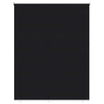 Zwart Buitenrolgordijn 185x230cm | Tweede Kansje | OP = OP, Tuin en Terras, Verzenden, Overige typen, 150 tot 300 cm, Minder dan 250 cm