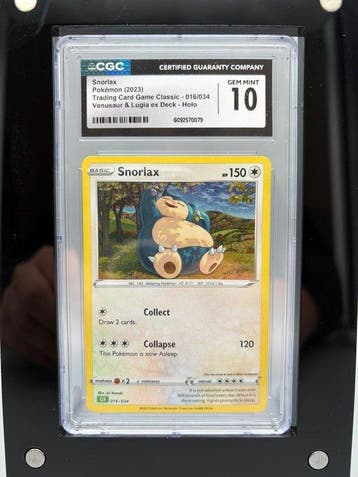 Pokémon Graded card - Snorlax - CGC 10 - Sword & Shield, Hobby en Vrije tijd, Verzamelkaartspellen | Pokémon, Nieuw