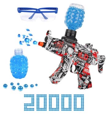 Elektrische Gel Blaster met 20.000 Balletjes - MP5 Model, Verzenden