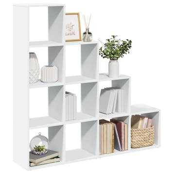 vidaXL Kamerscherm / boekenkast 4-laags 131,5x29x131,5 cm, Verzenden, Nieuw