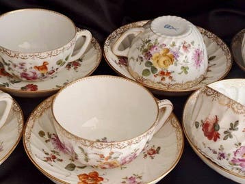 Dresden - Koffieservies voor 6 - Porselein
