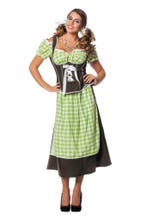 Groene Dirndl Jurk Oktoberfest Dames, Verzenden, Nieuw