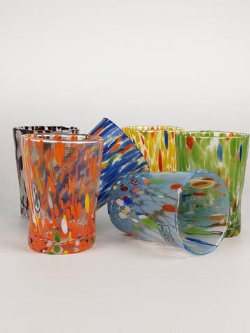 Secoloventesimo - Drinkservies (6) - LAGUNA - Glas - 6 Goti